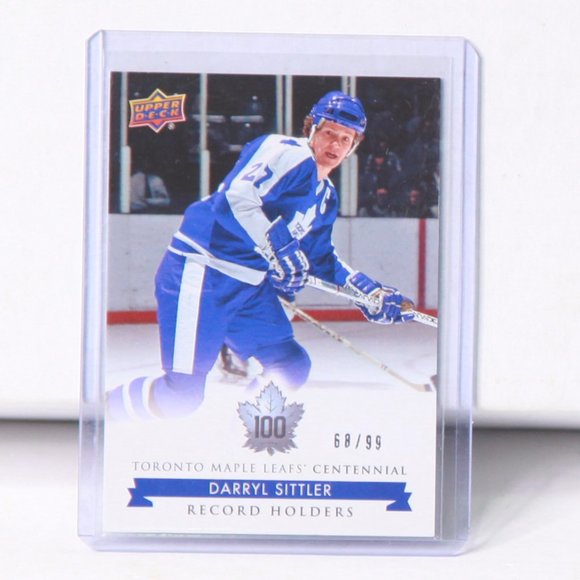 Darryl Sittler Toronto Maple Leafs Centennial Record Holders Card #143 68/99 - Picture 1 of 2